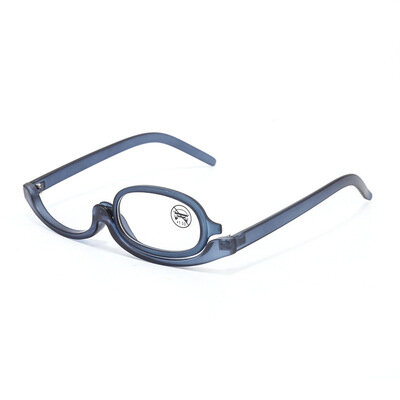 180 graus de rotação presbiopia óculos portáteis hyperopia feminino único girando cosméticos óculos de leitura