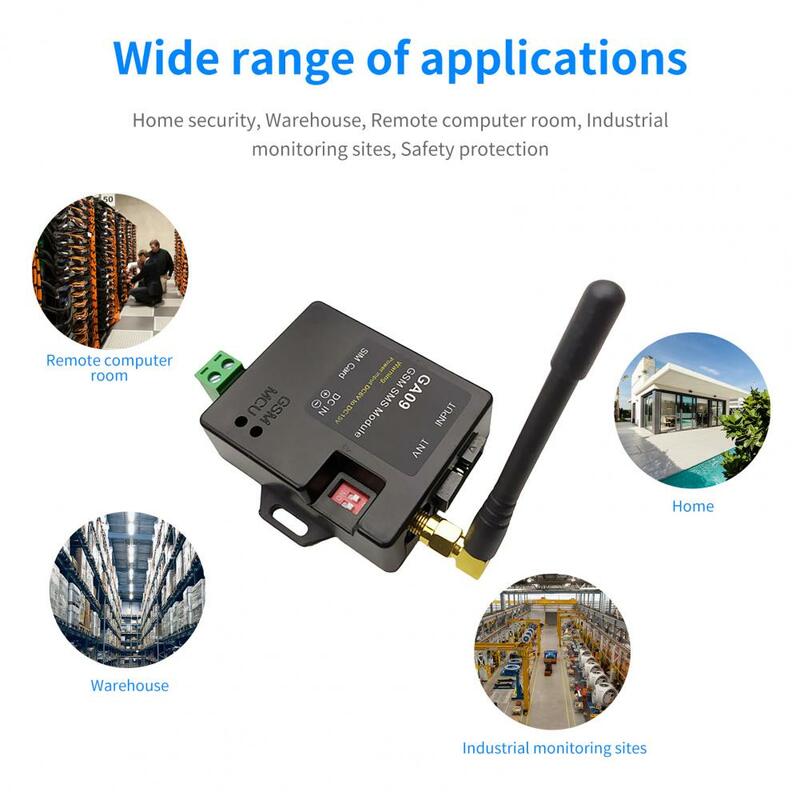 5-15V Home Telephone Call Alarm Protective Self-defensive Smart 8 Channels Mini Wireless GSM SMS Call Alarm for iOS/Android