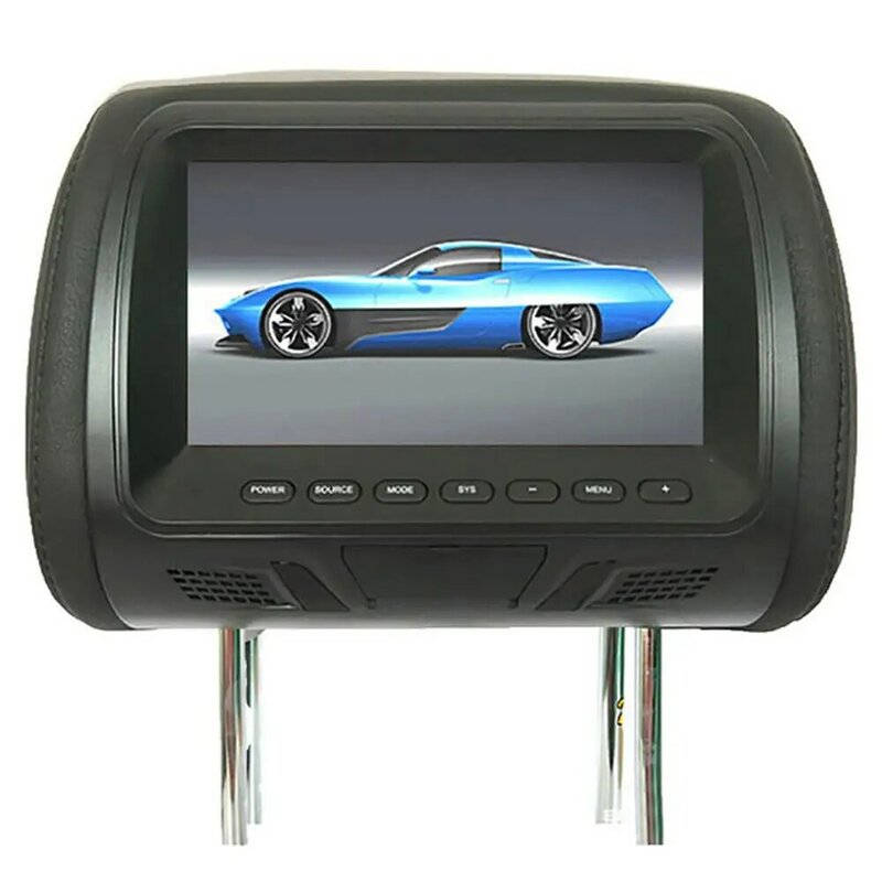 7 Inch Auto Achter Hoofdsteun Hd 1080P Digitale Screen Multimedia Display Dvd-speler Universele