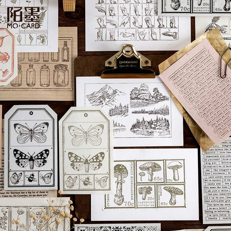 10 Set Vintage Malerei Serie Schaum dichtung Briefmarken DIY Briefmarken für Kinder Tagebuch Scrapbooking Fotoalbum Tagebuch Decor