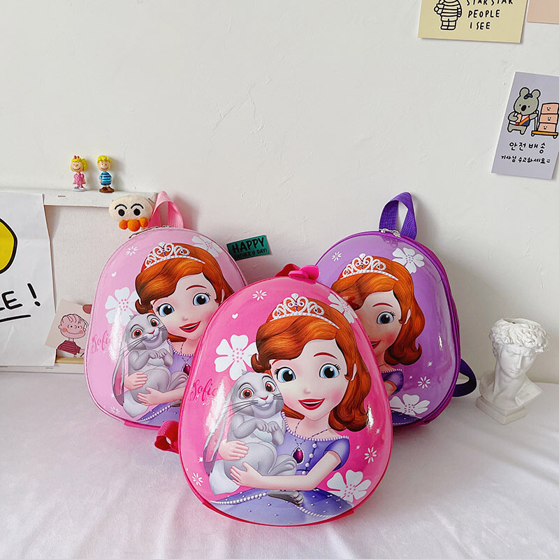Disney Trẻ Em Schoolbag Cho Cô Gái Hoạt Hình Công Chúa Sofia Mẫu Giáo Ba Lô Sinh Viên Chống Thấm Nước Đa Chức Năng Du Lịch Ba Lô