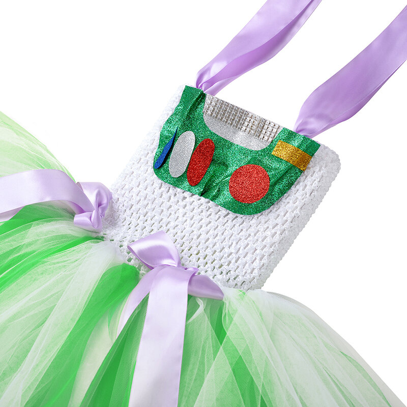Disfraz de Toy Buzz Lightyear para niñas, vestido de tutú, ropa de verano, Halloween, fiesta de cumpleaños, regalos