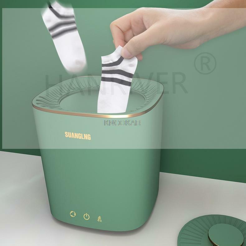 Mini Portable Washing Machine Laundry Automatic Dormitory Travel Underwear Washing Machine Special for Washing Socks Machine