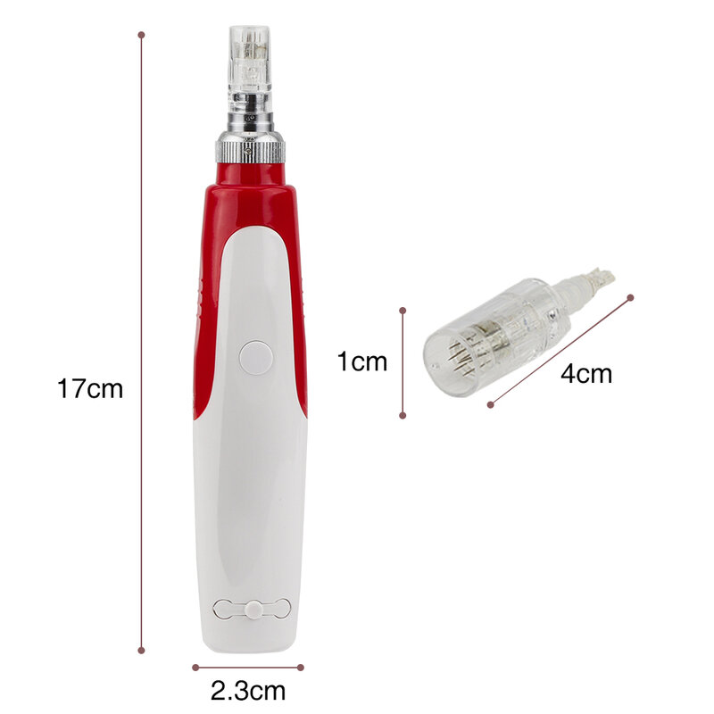 Electric Micro Needle Micro Pen Cartridge Needle Tip Exfoliate Shrink Pores Device Electric Micro Rolling Stamp Therapy Skincare