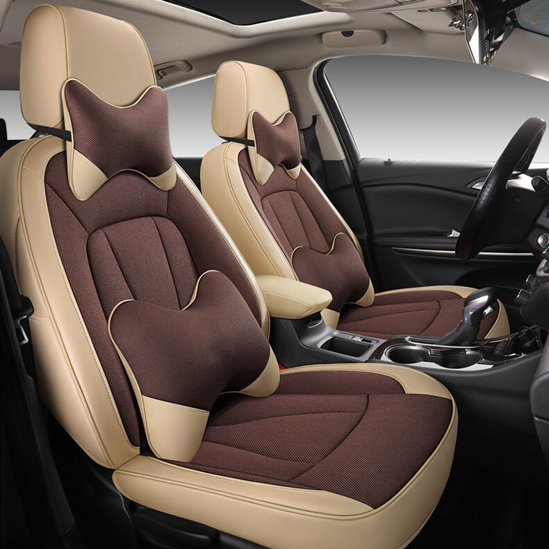 Custom car seat cover leather for Geely bl coupe bo rui bo yue dihao emgrand gs gc7 gx2 kingkong vision car Accessories cover