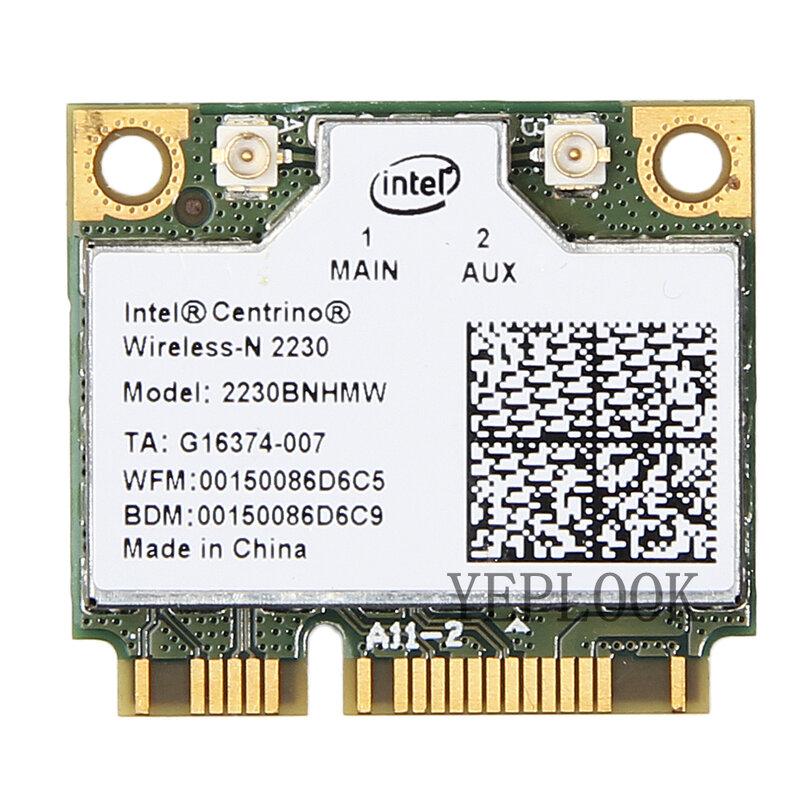 Original Intel 2230BNHMW 2230BN WiFi Card Wireless-N 2230 300Mbps Bluetooth4.0 Half Mini PCIe Wireless Wlan Card Network Card