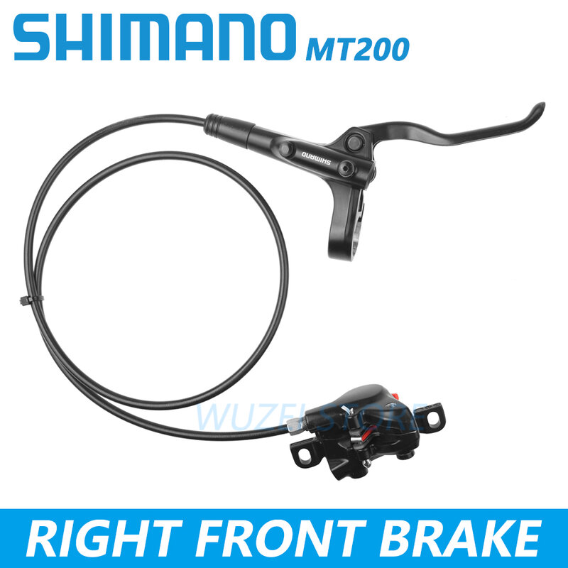 Shimano-freno de disco hidráulico BR BL MT200 para bicicleta de montaña, frenos de abrazadera mejorados de 750/800/1350/1450/1500mm, MT315  Freno trasero derecho delantero izquierdo