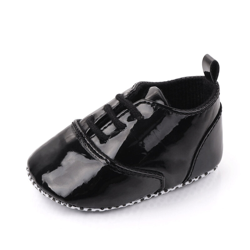 أحذية رياضية جلدية للأطفال ، أحذية حديثي الولادة ، الخطوات الأولى ، نعل ناعم ، غير قابل للانزلاق