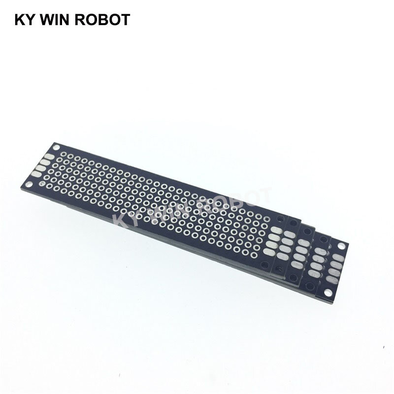 5 stücke 2x8cm 20x80mm Schwarz Doppel Side Prototyp PCB Universal-Printed Circuit Board Protoboard für Arduino