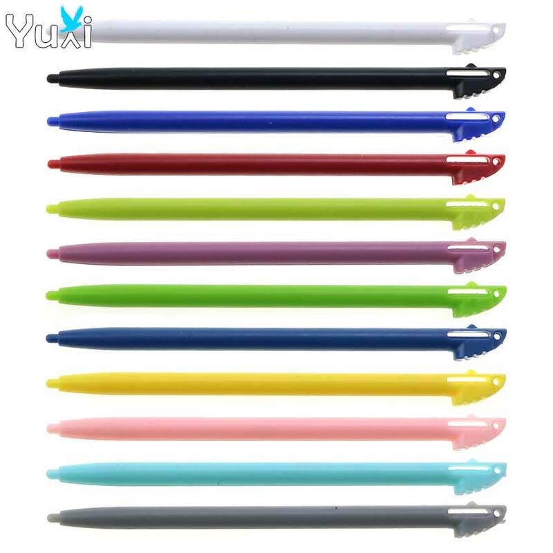 YuXi-Bolígrafo táctil de 12 colores para 3DS XL, accesorios de plástico para videojuegos