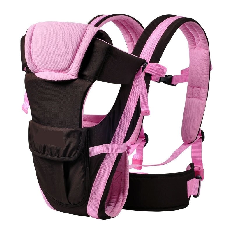 Bolsa canguru para carregar bebê, bolsa portátil para viagem de 0 a 24 meses para mamãe e bebê 4 em 1, mochila sling ajustável