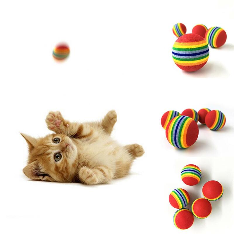 Pelota de juguete interactiva para gatos, Pelota de espuma Natural para rascar, suministros de entrenamiento para mascotas