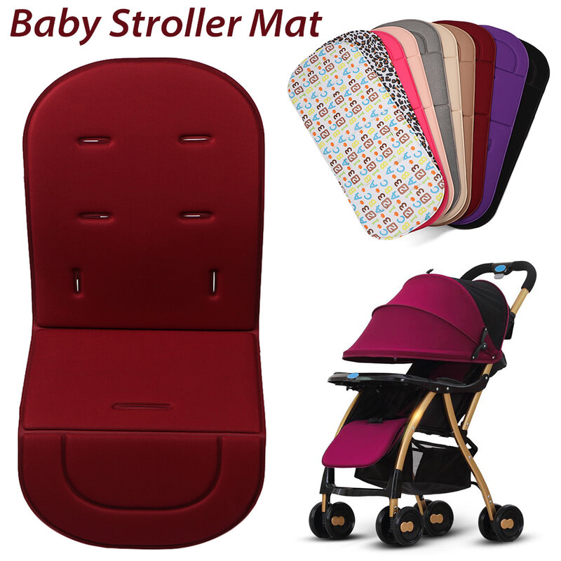 Almohadilla cómoda para cochecito de bebé, accesorios para silla de paseo, cojín suave para asiento de niño, carrito para las cuatro estaciones