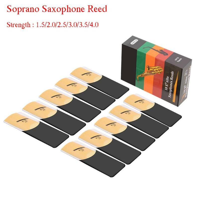 10Pcs Alto Saxophone Reeds 1.5 2.0 2.5 3.0 3.5 4.0 Eb Tone Sax เครื่องมือ Reed