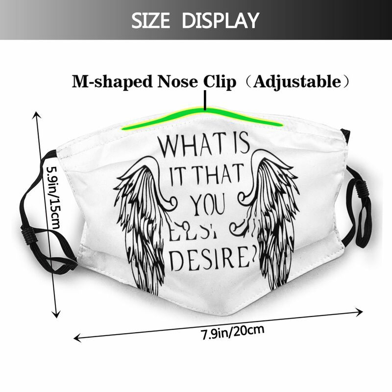 Mascherine legal lavabili lucifer morningstar decker amenadiel lux série de tv mascarilas reutilizáveis máscara facial com filtros