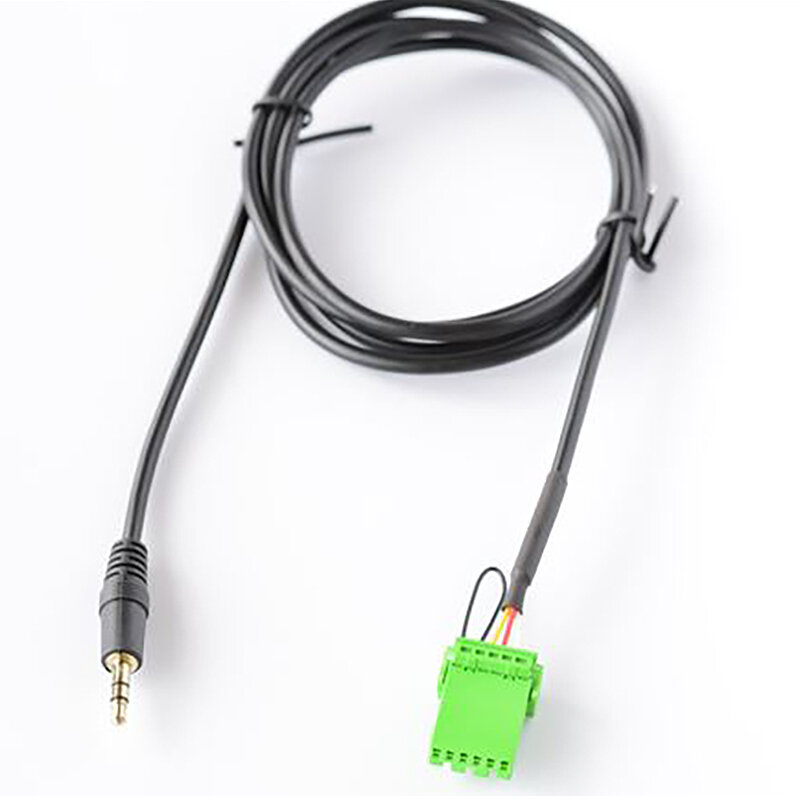 6Pin Groene Connector Stereo 3.5Mm Jack O Aux-In MP3 Cable Voor Honda Jazz Fit 2002-2006