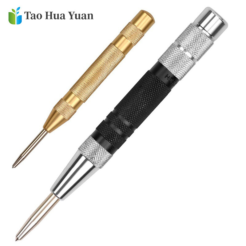 Tao Hua Yuan-punzón central automático superfuerte, herramienta de perforación de Metal con resorte ajustable, General, AA