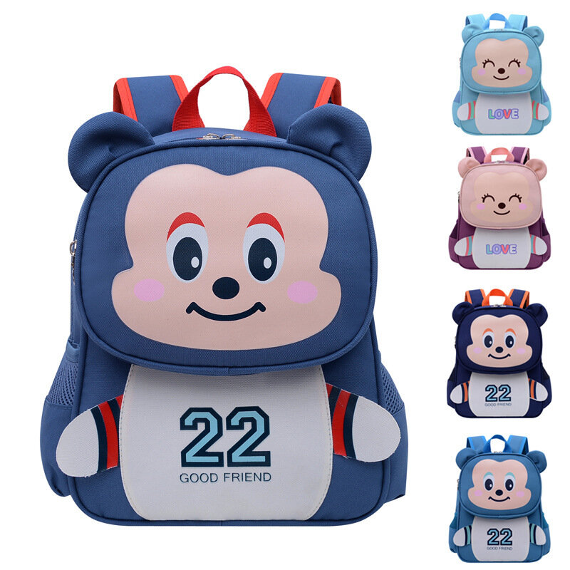 Cute Three-dimensional New Children's Backpack Kids Boys Girls Kindergarten School Bag Baby Trend Cartoon Casual Backpack