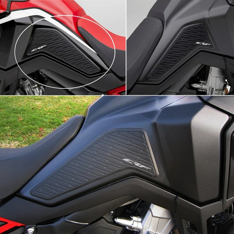 รถจักรยานยนต์ใหม่ Non-Slip ด้านข้างการใช้ถังสติกเกอร์สำหรับ Honda CRF1100L CRF 1000 L Africa Twin 2020กันน้ำ Pad ยางสติกเกอร์
