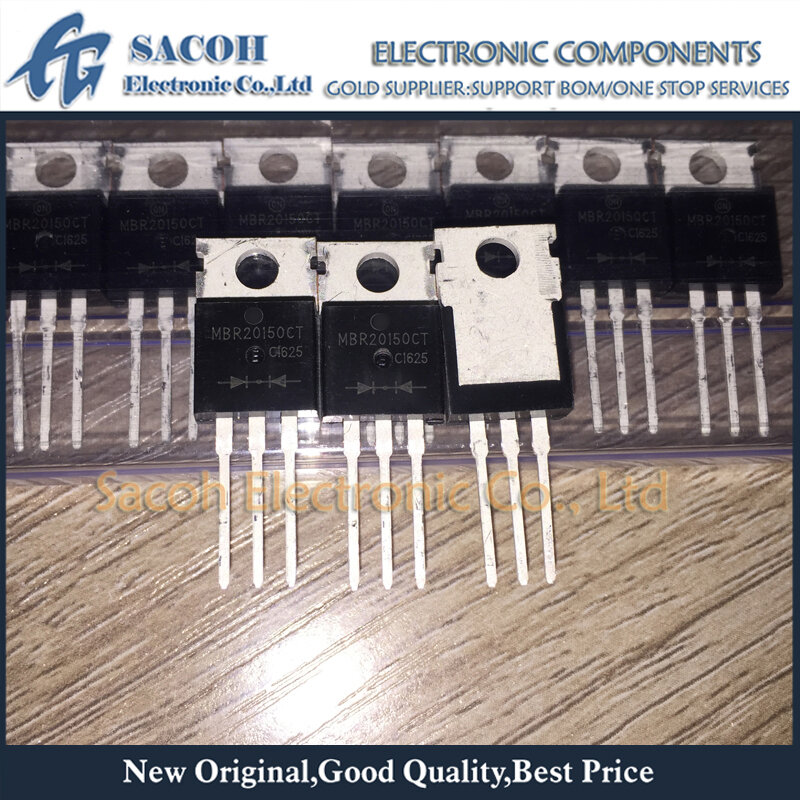 10Pcs MBR20150CT or MBRF20150CT MBR20150 20150 TO-220 20A 150V Power Schottky Barrier Diode