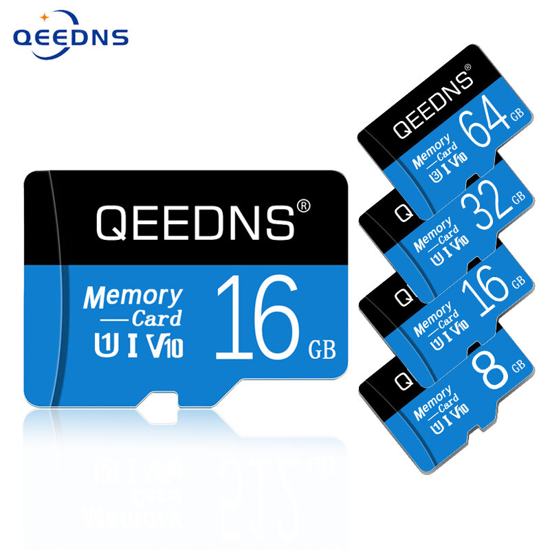 بطاقة الذاكرة 256GB Class10 فلاش كارت قيادة 8GB 16GB 32GB 64GB C10 بطاقة SD TF صغيرة للهاتف المحمول عالية السرعة بطاقة تخزين صغيرة