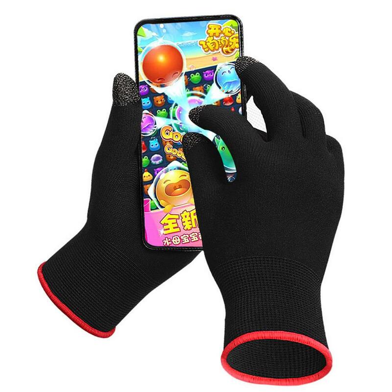 Unisex Breathable บางเกม5-Finger Touch Screen ถุงมือขี่จักรยานจักรยานรถจักรยานยนต์กีฬาถุงมือ