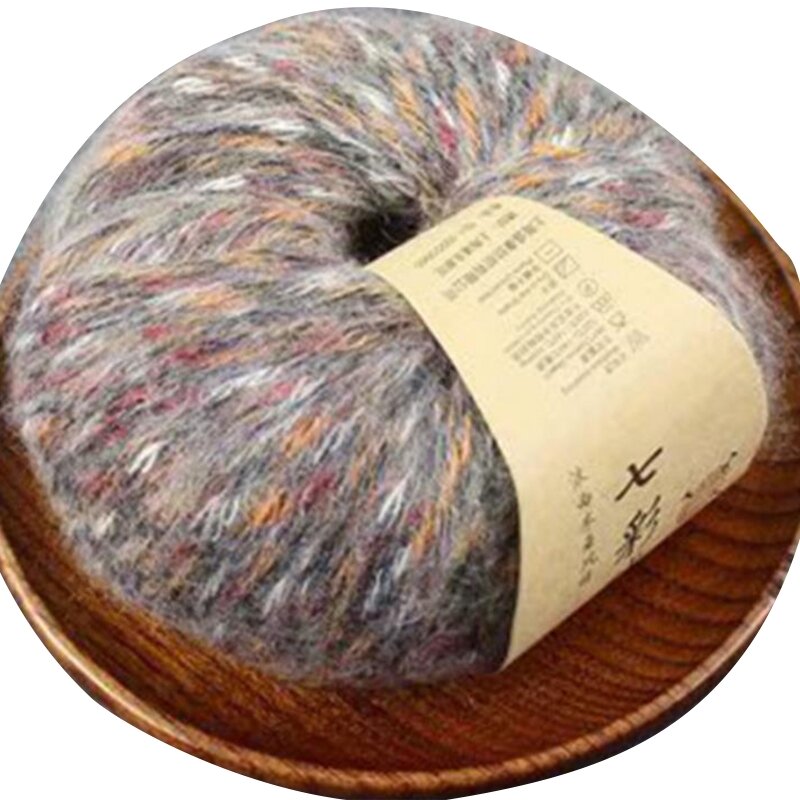 066F filato di lana all'uncinetto per maglieria a mano filato per maglieria all'uncinetto filato di colore Gradietnt