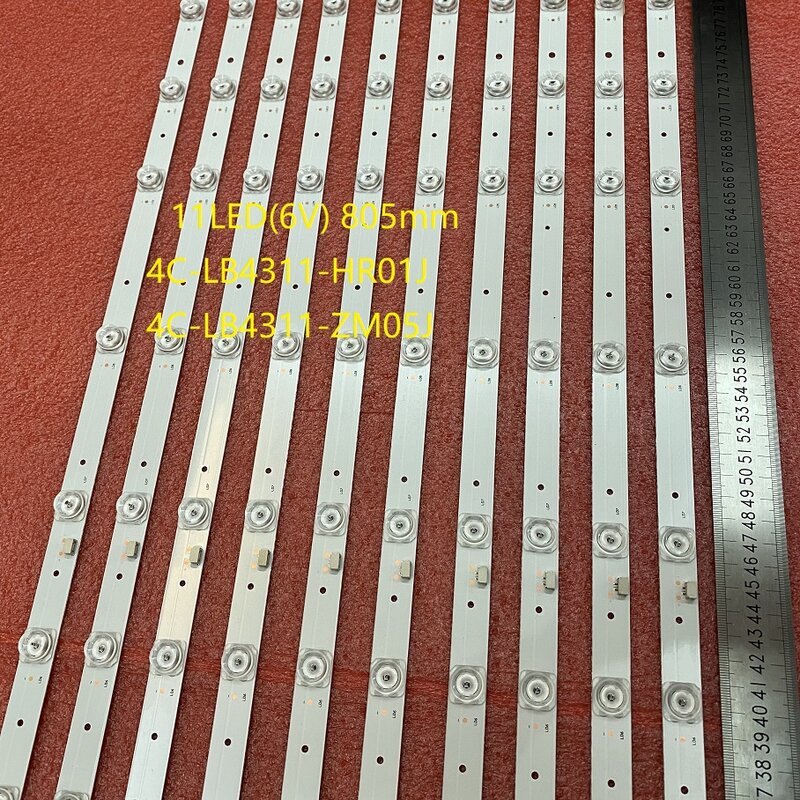 Led Backlight Strips 11led Voor Thomosn 43ud6306 43ep600 43ud6326 43ud6406 Tcl 43ep640