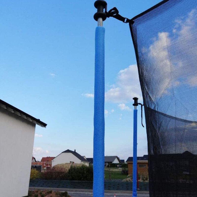 Trampolina słup pokrywa rękaw piankowy 40cm długie trampoliny słupy Paddding rura gąbka obudowa ochronna trampolina polak okładki