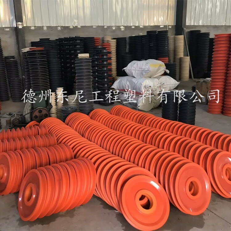 Gru MC nylon puleggia a forma di U scanalatura gru a fune metallica Xugong Sany Zhonglian puleggia speciale
