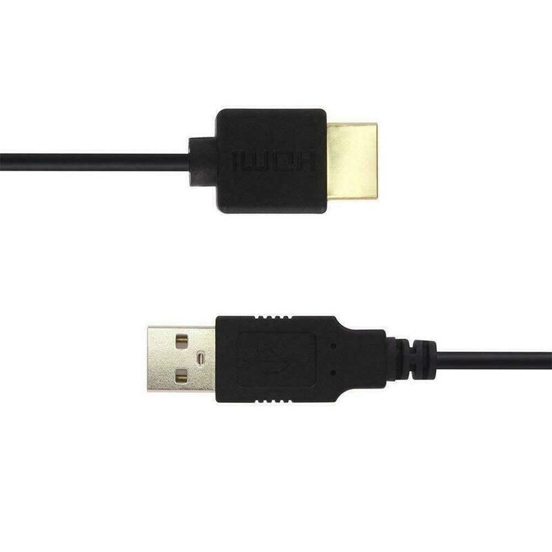 PVC Laptop USB Power Cable To HDMI Male To Male Smart Device Charging Cable Splitter Adapter