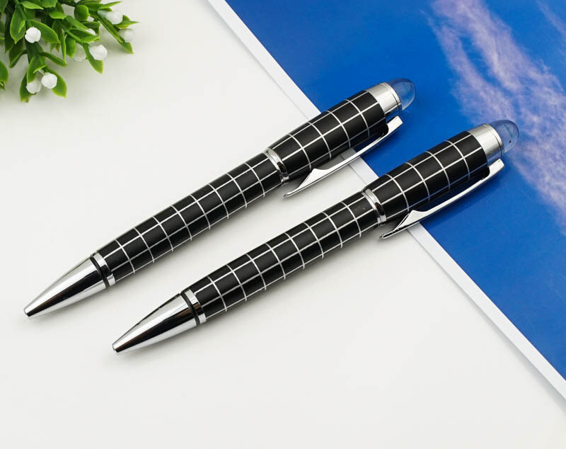 قلم حبر جاف معدني للرجال ، بدون شعار ، تصميم كلاسيكي ، أعمال مكتبية ، هدية عالية الجودة ، قلم كتابة