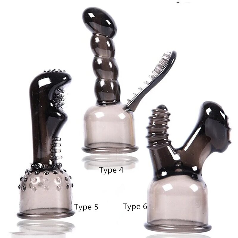 Verschiedene Stile AV Zauberstab Vibrator Kopf Zubehör TPR Material Nippel Vagina Klitoris G-spot Stimulieren Sex Spielzeug Erwachsene Produkt