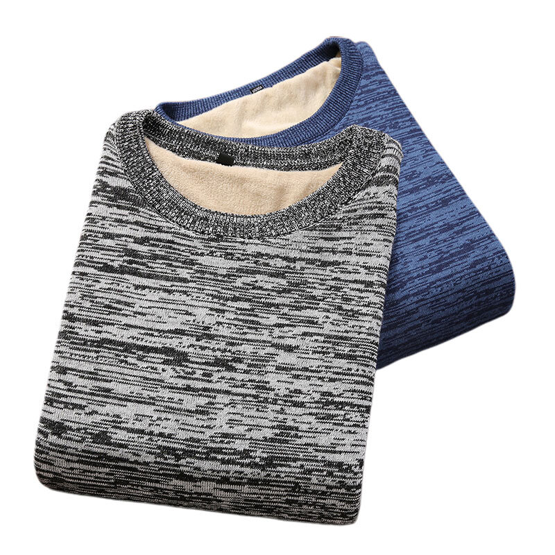 Zimowy sweter dla mężczyzn Plus aksamit 2022 New Arrival gruby utrzymać ciepły męski dziergany sweter sweter nastoletnich chłopców gorąca sprzedaż M59