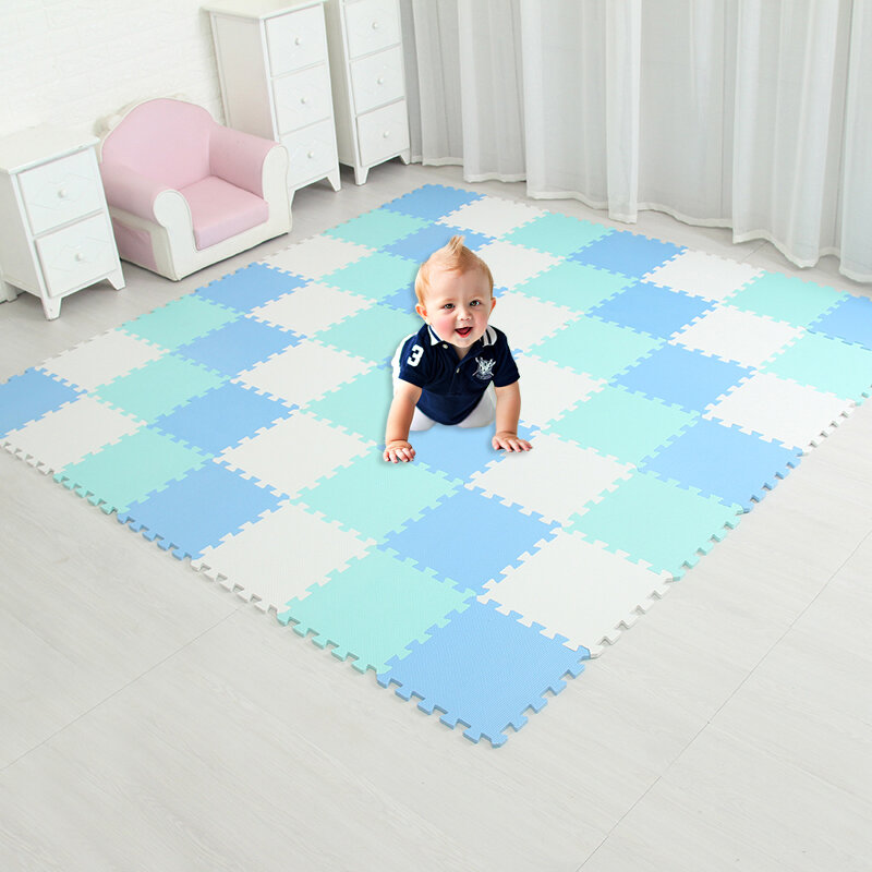 Criança tapete de espuma eva caçoa a esteira quebra-cabeças piso macio tapete do jogo do bebê brinquedos para crianças jigsaw esteiras do bebê ginásio infantil