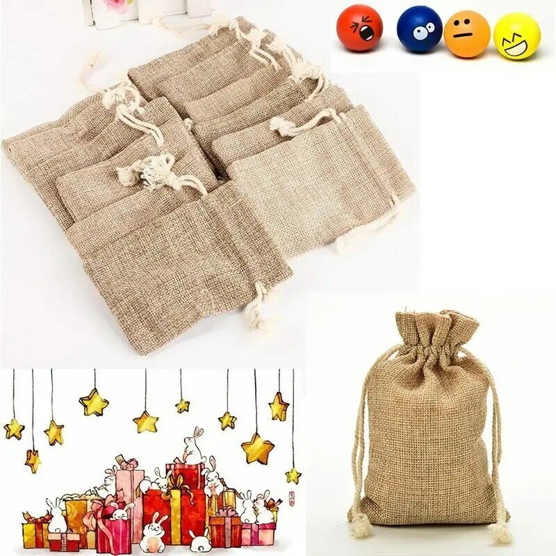 Bolsa de algodón bolsa de almacenamiento bolsas con cordón bolsas de embalaje de alimentos