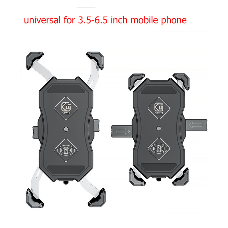 Suporte de celular para motocicleta qc3.0, suporte para guidão de bicicleta, carregamento rápido, usb, suporte de montagem de gps, 4.7-7 polegadas