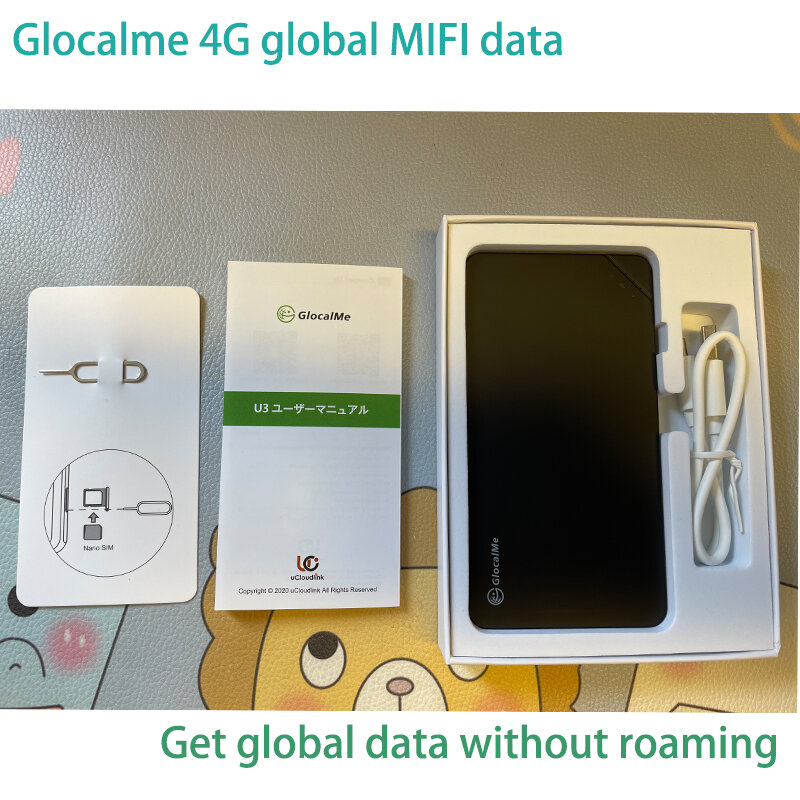 GlocalMe U3 4G เสาอากาศกลางแจ้ง Dongle Wifi ทั่วโลกความเร็วสูง WiFi Hotspot Global ข้อมูล Qualcomm โมเด็ม4G wifi