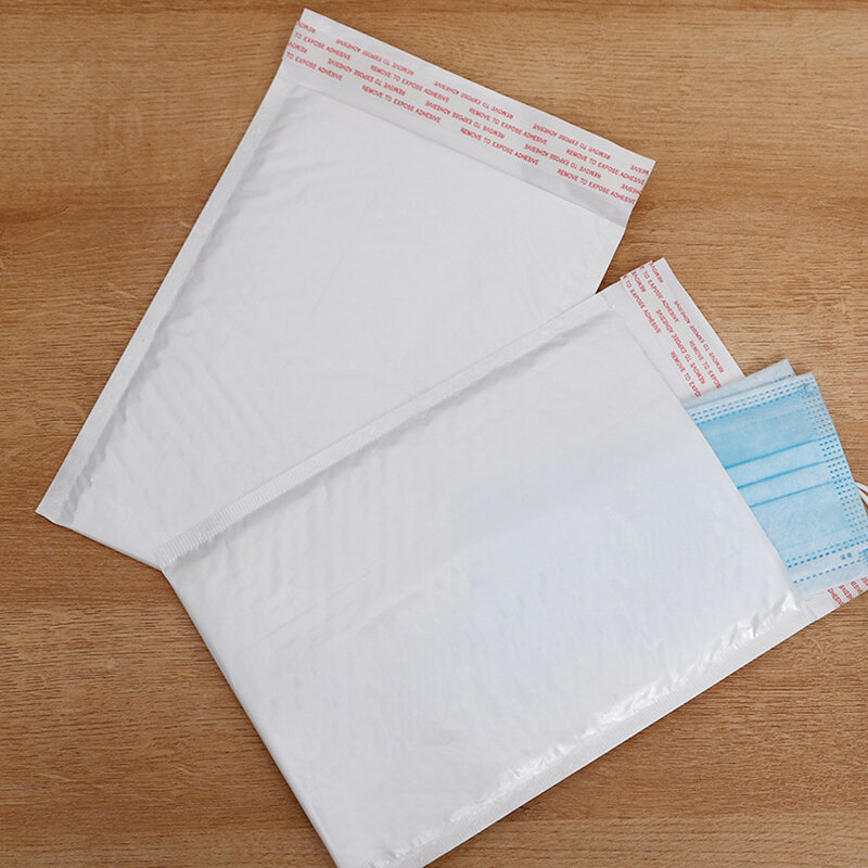 10 stück Von Verschiedenen Spezifikationen Weiß Tasche Schaum Umschlag Schaum Folie Büro Verpackung Umschlag Feuchtigkeits Vibration Tasche