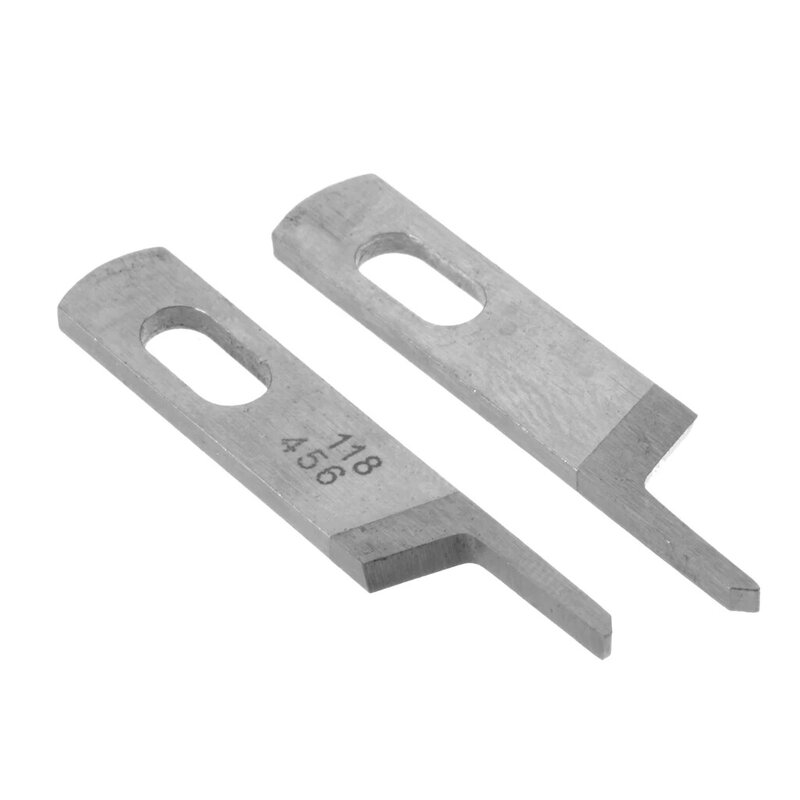 Juki工業用ミシンに使用される10セット,アッパーナイフ118-45609 118-46003ロワーナイフタングステン鋼オーバーロックナイフ