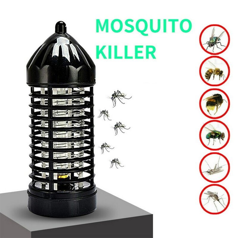 Elektrische Anti Fliegen Mörder LED Moskito Falle Lampe Fly Bug Insekt Zapper Indoor Hause Pest Ablehnen Control Catcher Licht EU UNS Stecker