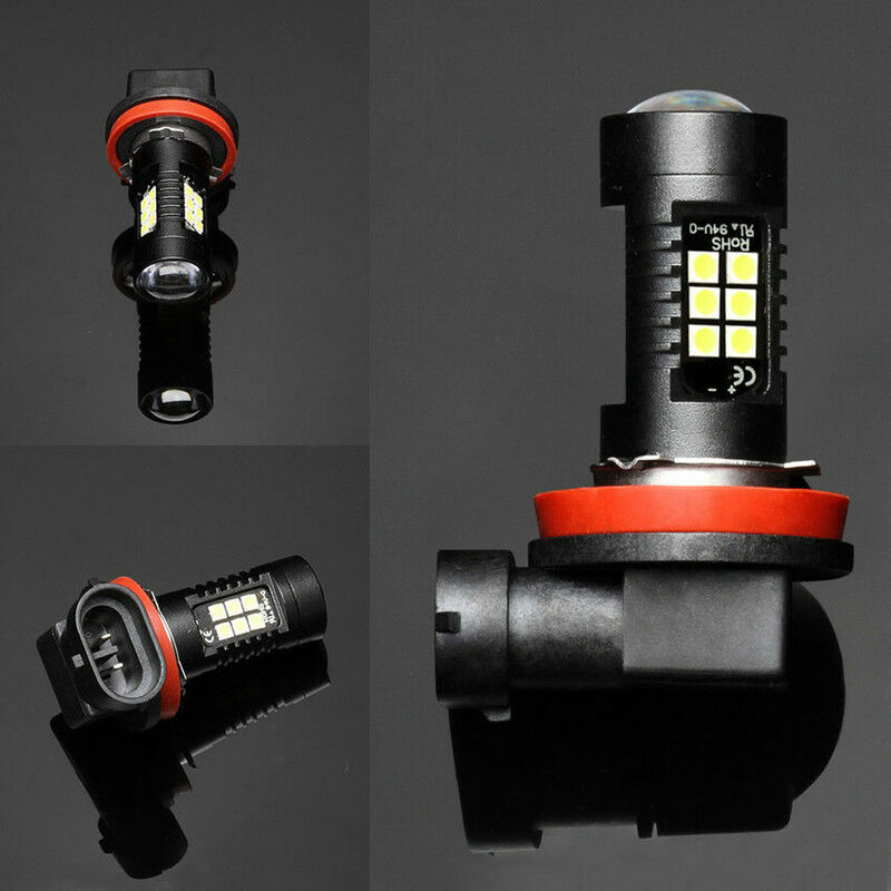Lámpara LED antiniebla para coche, Bombilla antiniebla de alta calidad H11 H8 9006 HB4 HB3 9005 H7 9012, 3030, 6500, 2 piezas, blanco