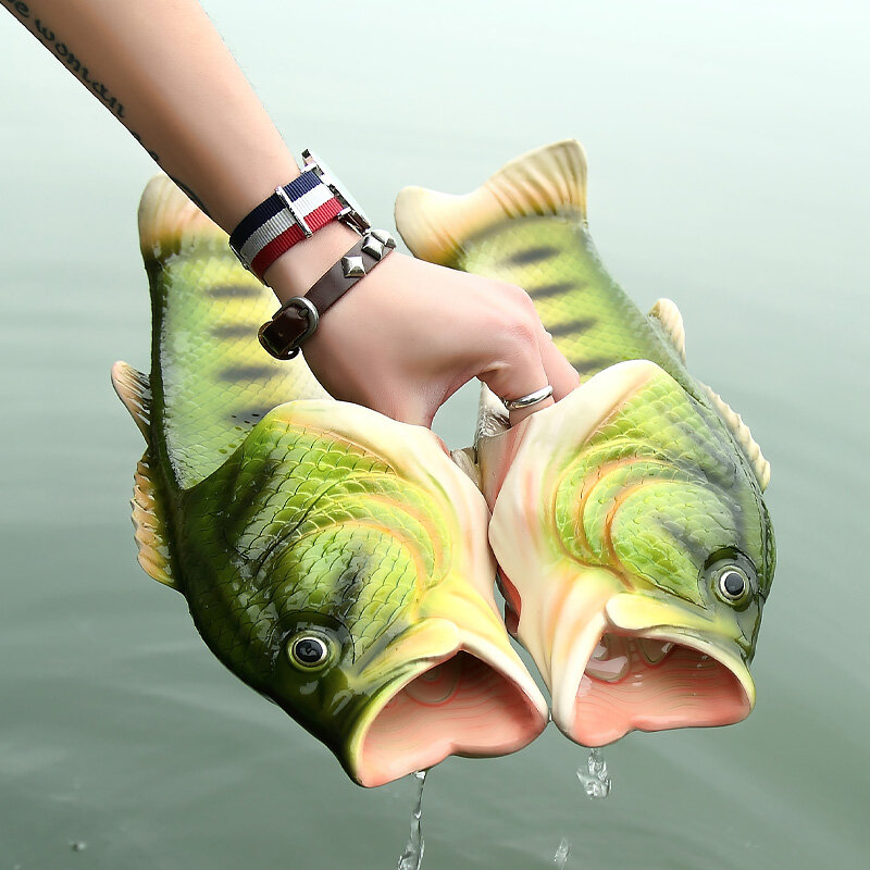 2021 새로운 도착 재미 있은 비치 슬리퍼 남여 남자 여름 슬라이드 디자이너 유니콘 물고기 슬리퍼 소년 플러스 크기 31-47