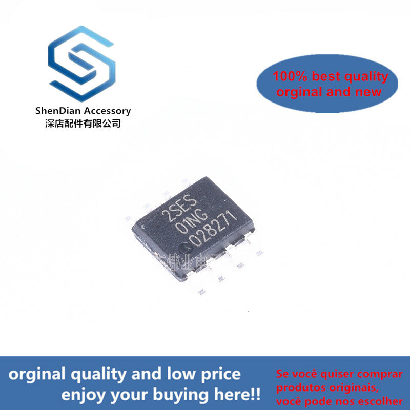 12 peças só chip original de gerenciamento de carga smd sop8 chip de impressão de tela 2ses