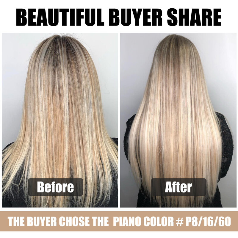 Fusion Keratin Bond Human Hair Extensions Capsule U Nail Tip Real Remy Pre Bonded Hair Platinum Blonde 16" 18" 20" 22" 0.8g/Pc