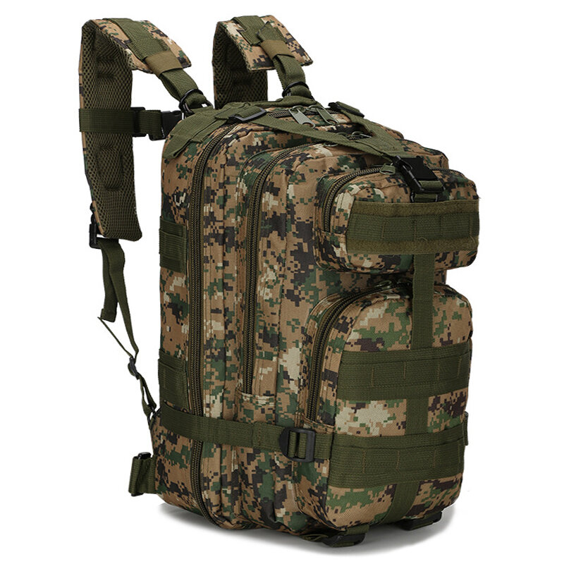 Mochila militar 1000d de náilon 30l, mochila tática à prova d'água esportiva, acampamento, caminhada, bolsa multifuncional de caça