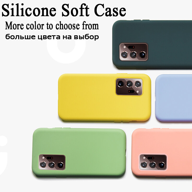 Case For Samsung Galaxy A50 A51 A70 A71 S20 S21 S10E S10 Plus Note 8 9 S9 S8 Coque Luxury Original Liquid Silicone Soft Cover