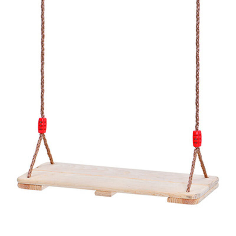 ผู้ใหญ่เด็กในร่มและกลางแจ้ง Swing ไม้ Four Board คุณภาพสูง