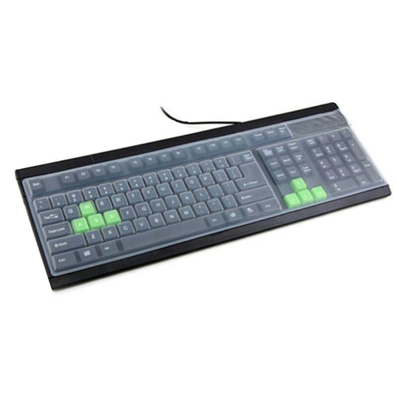 Универсальный чехол для клавиатуры 108 клавиш силиконовый чехол для клавиатуры компьютера Защитная пленка для кожи для Mac Book Pro 17 дюймов