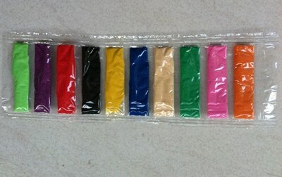 Sabbia colorata 10 sacchetti di sabbia colorata (circa 2g per colore)